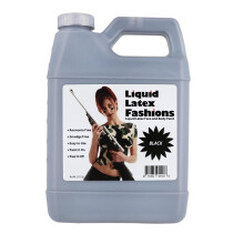Tinta Corporal em Látex Líquido Preta 32 Oz, Sem Amônia, Sem Odor, Fácil de Aplicar e Remover