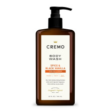 Cremo Rich-Lathering Spice & Black Vanilla Body Wash fr Mnner, Noten von Gewrzen, dunklen Hlzern und schwarzer Vanille, 32 Fl Oz