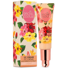 Rachel Couture CC-Creme | Farbkorrekturcreme mit Hyaluronsure | Volldeckende Grundierung und feuchtigkeitsspendendes Anti-Aging-Serum | Vegan und fr