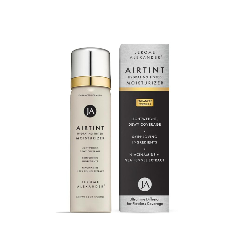 Jerome Alexander Light Magicminerals Airtint Tinted Moisturizer Airbrush Spray Shade | Tinted Moisturizer Spray With Anti-Aging Ingredients | Bri
