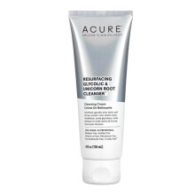 Acure Resurfacing Glycolic & Unicorn Root Cleanser Sanfte tgliche Peeling-Reinigungscreme Aufhellendes und feuchtigkeitsspendendes Gesichtswasch
