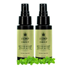 Hanf Daily Active Spray | Hanfspray mit therischen len | Vegane Bio-Zutaten beruhigend | 2 Flssigunzen 2er-Pack