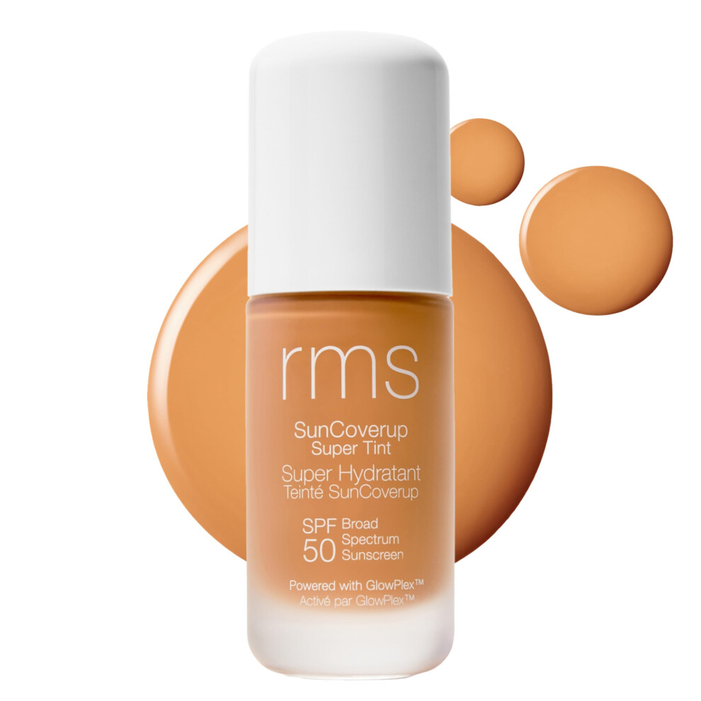 Rms Beauty Blue/Light Suncoverup Super Tint Broad Spectrum Spf 50 Sunscreen - Skin Tint Non Nano Zinc Oxide Mineral Sunscreen Glowy Tinted Moisturizer With