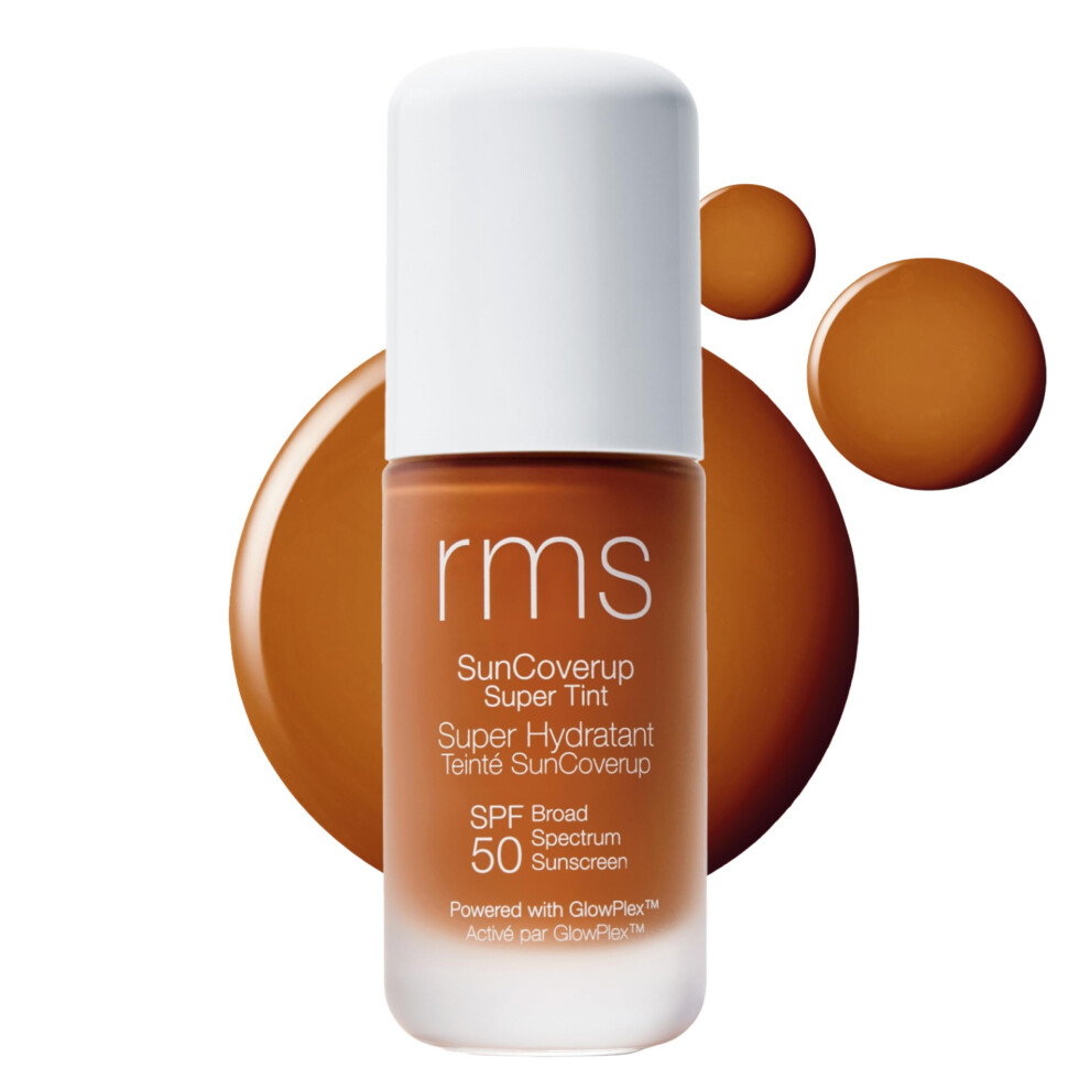 Rms Beauty Blue/Light Suncoverup Super Tint Broad Spectrum Spf 50 Sunscreen - Skin Tint Non Nano Zinc Oxide Mineral Sunscreen Glowy Tinted Moisturizer With