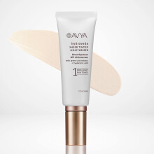AVYA SPF 40 Sheer Tinted Moisturizer with Hyaluronic Acid & Green Chai - Advanced Ayurvedic Skincare Treatment for Balanced and Brighter Skin/Fai