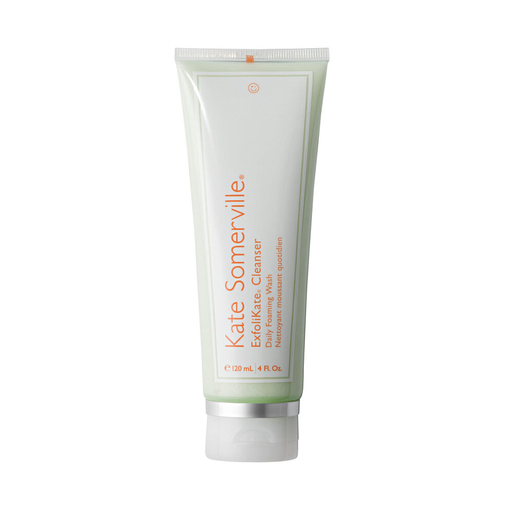 Kate Somerville Exfolikate Cleanser - Daily Exfoliating Foaming Face Wash - Clinically Formulated Glycolic Acid And Lactic Acid Gentle Facial Scr