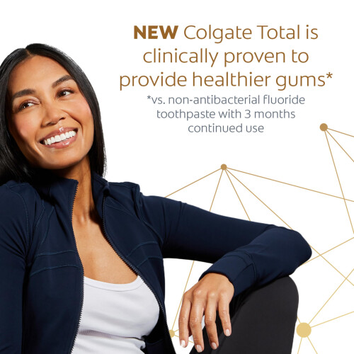 Colgate Colgate Total Active Prevention Fresh Mint Toothpaste  Anticavity Toothpaste with Fluoride  Clinically Proven to Help Fight Plaque Bacteria  Help 2