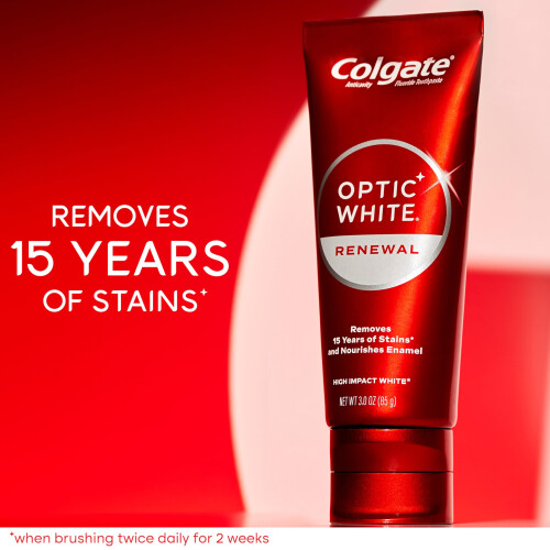 Colgate Colgate Optic White Rinnovo Bianco Intenso 3oz 1