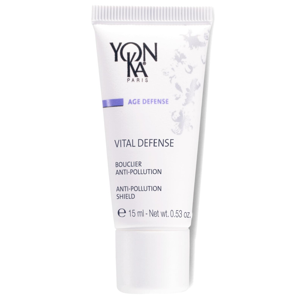 Yonka Cream Yon-Ka Vital Defense Day (15Ml) Daily Facial Moisturizer And Hydrating Anti-Pollution Creme Dermatologist Tested Professional Skincare Pa