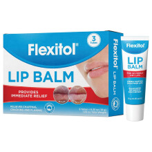 Flexitol Lip Balm, 0.35 Ounce Tube, Crème Wit, 3 Stuks (1 Verpakking)