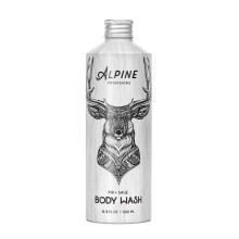 Alpine Provisions Natural Fir & Sage Body Wash Erfrischend und feuchtigkeitsspendend mit therischen len, Aloe Vera und Kokosnussl Vegane, sulf
