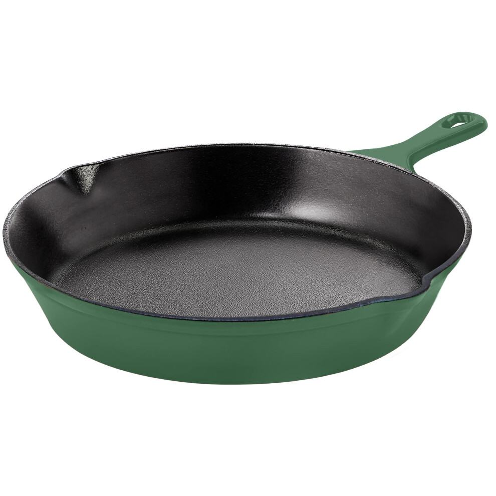 Utopia Kitchen Saute Fry Pan - Chefs Pan  Pre-Seasoned Cast Iron Skillet - Frying Pan 8 Inch - Safe Grill Cookware for Indoor & Outdoor Use - Cas-image-OPC-PHTGNZ2-NEW