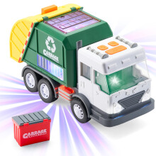 Conjunto de brinquedos para caminho de lixo LED Vroomix inclui caminho de lixo com interruptor de modo e controle de volume Caminho de lixo co