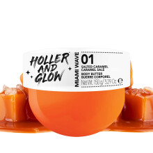 Holler and Glow Miami Wave Salted Caramel Body Butter Maslo do ciala dla kobiet Dobrze pachnie Balsam do ciala dla wyjatkowo suchej skry Nawilza