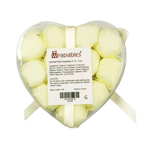 SOAPS ROSE SCENDATI (set di 12) - Avorio 2