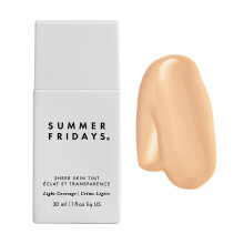 Summer Fridays Sheer Skin Tint - Getintede Moisturizer met Hyaluronzuur - Vermindert Ongelijke Huidskleur - Schaduw 1