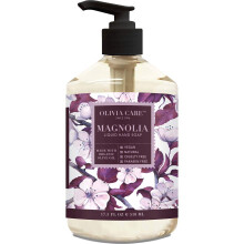 Olivia Care Flssige Handseife Magnolie und therische le. Ganz natrlich reinigendes, keimttendes, feuchtigkeitsspendendes Handwaschmittel fr K