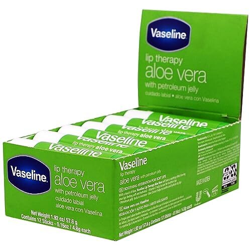 Vaseline Vaseline Lip w/o Backer Card Aloe - 12-pack box 1