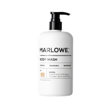 MARLOWE. Nr. 103 Mens Santal Body Wash 15 Oz Pump Energetisiert und erfrischend mit feuchtigkeitsspendenden natrlichen Aloe- und Grntee-Extrakten,