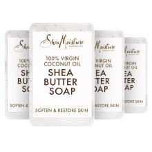 SheaMoisture Shea Butter Zeep voor Alle Huidtypes 100 procent Virgin Kokosolie 8 oz 4 Stuks