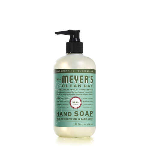 Mrs. Meyer's 651344EA Clean Day Liquid Hand Soap Basil 12.5 oz 1