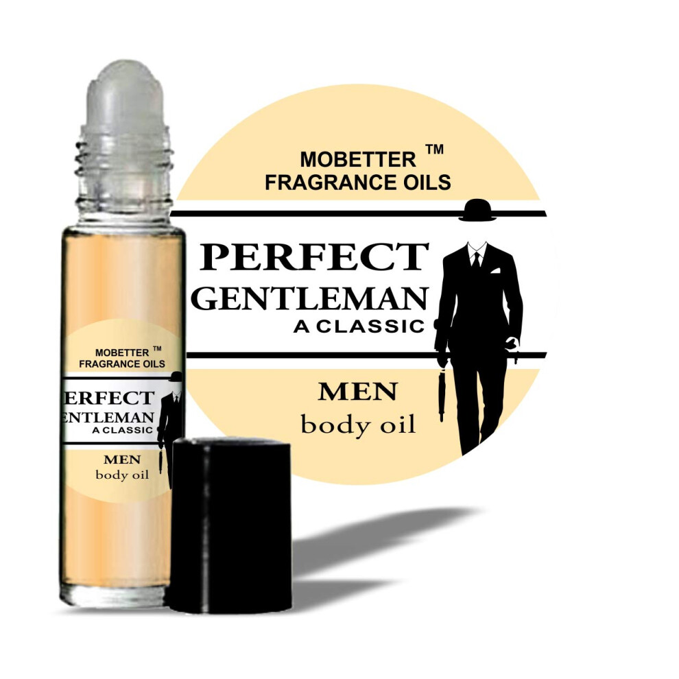 Mobetter Fragrance O Perfect Gentleman A Classic Men Cologne Body Oil 1/3 Oz Roll On Glass Bottle By Mobetter Fragrance Oils