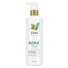 Dove Body Love Body Cleanser Acne Clear For Acne-Prone Skin Body Wash with Salicylic Acid and Bamboo Extract 17.5 fl oz