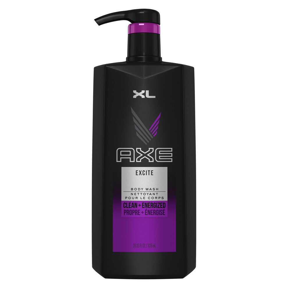 AXE Body Wash for Men  Excite  28 oz with Pump-image-OPC-PHTGQQB-NEW