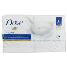 Dove Original Moisturizer Cream Bars  Original  3.17 oz  6 Ct