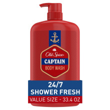 Old Spice Herren-Krperwaschgel, 24/7-Duschfrische mit anhaltendem Duft, 3x Defense Red Collection Captain mit Bergamotte-Duft, 33,4 fl oz