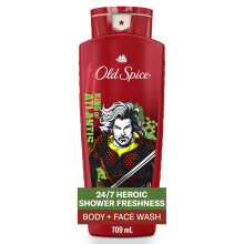 Old Spice reinigendes Duschgel fr Mnner 3X Defense 24/7 Duschfrische mit anhaltendem Duft 2-in-1-Krper- und Gesichtswaschgel Duft wie ein Held Aqu