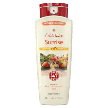 Old Spice Cleansing Body Wash para hombres 24/7 Ducha fresca con aroma duradero hidratan y renueva suave en la piel Vitamina B3 Sunrise con aroma a c