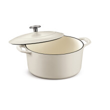 Tramontina Ronde braadpan, gemailleerd gietijzer, 5,5 liter, matwit 80131/035DS