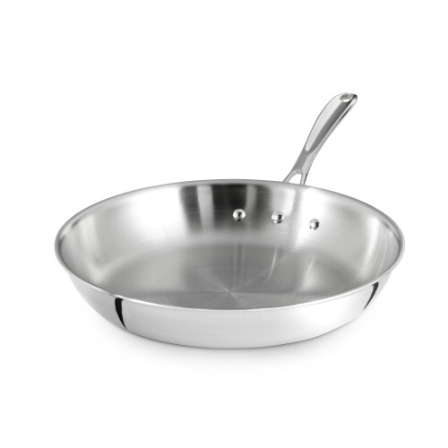 Calphalon Frigideira de omelete de 10 polegadas de ao inoxidvel Tri-Ply Calphalon 2