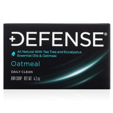 Defense Soap Natrliche Haferflocken-Seife fr Mnner | Hergestellt von Wrestlern mit Teebauml und Eukalyptusl zur Frderung gesunder Haut