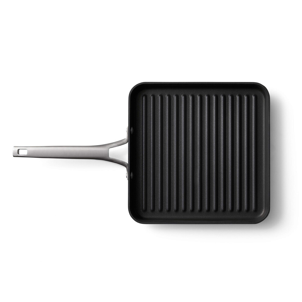 Calphalon Premier Hard-Anodized Nonstick 11-Inch Square Grill Pan Black