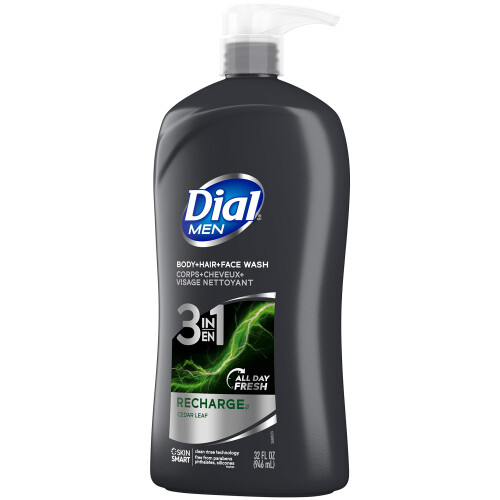 Dial Men 3-in-1 K   rper-, Haar- und Gesichtswaschmittel, Recharge, 945 ml 2