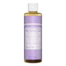 Dr. Bronner's - Pure-Castile Vloeibare Zeep (Lavendel, 8 ounce) - Met Biologische Oliën, 18-in-1 Gebruik