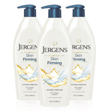 Hautstraffende Krperlotion von Jergens fr trockene bis besonders trockene Haut. Hautstraffende Creme mit Kollagen und Elastin. Spendet trockener Ha