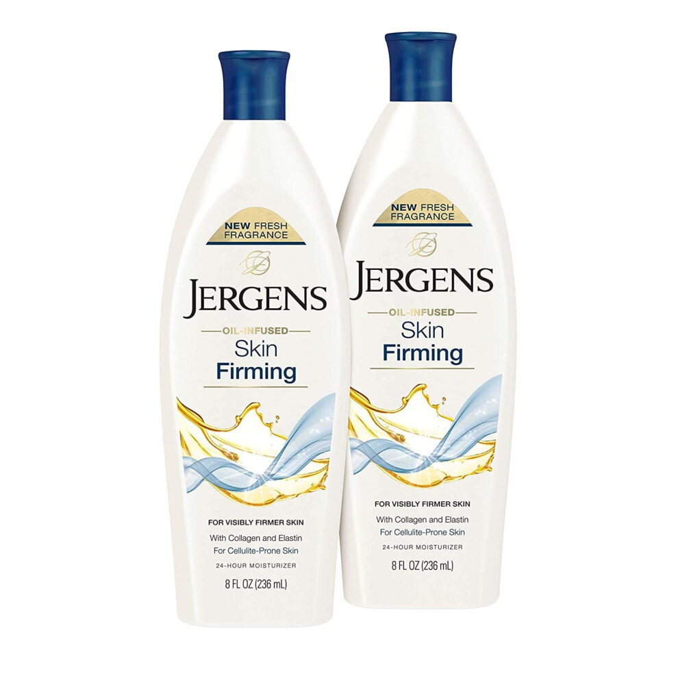 Jergens Cream Skin Firming Body Lotion For Dry To Extra Dry Skin Skin Tightening With Collagen And Elastin Dermatologist Tested Hydralucence B