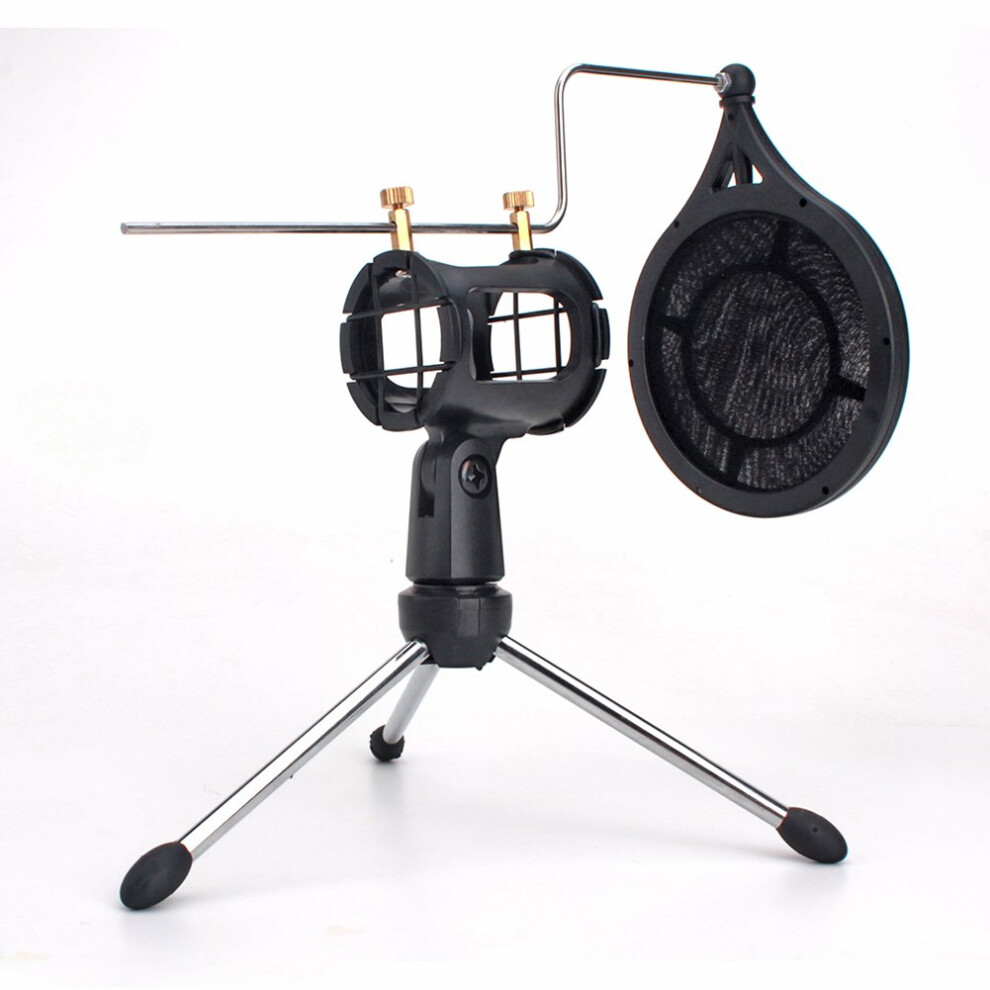 ZRAMO Mont de choc     petite taille avec filtre POP pour le microphone du condenseur t   l   phonique