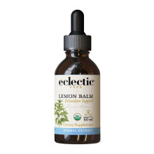 Eclectic Herb Organic Lemon Balm Extract - 2 oz - Non-GMO Gluten-Free Soy-Free Dairy-Free - Pure Herbal Extract for Calming and Relaxation