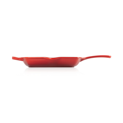 Le Creuset Le Creuset Εμαγιέ Σίδερο Υπογραφή Τετράγωνο Τηγάνι Grill, 10.25", Κερασί 2