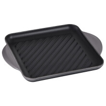 Le Creuset Emaljerad gjutjrn fyrkantig grill 9,5"""" ostron
