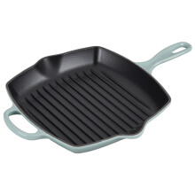 Grillpfanne - LE CREUSET - Skillet Evolution Meersalz - 26 x 26 cm - Gusseisen - Für alle Herdarten (Induktion)
