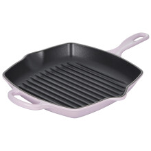 Le Creuset esmaltado de hierro fundido 10.25 """" Signature Square Skillet Grill Chalota
