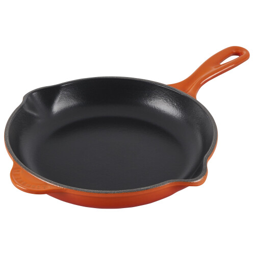 Le Creuset Le Cr   uset Classic Cast Iron Handle Skanet 9 """" Flame