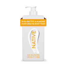 Native Moisturizing Body Wash enthlt natrlich gewonnene Inhaltsstoffe | Fr Frauen und Mnner, frei von Sulfat, Parabenen und Farbstoffen, fr eine