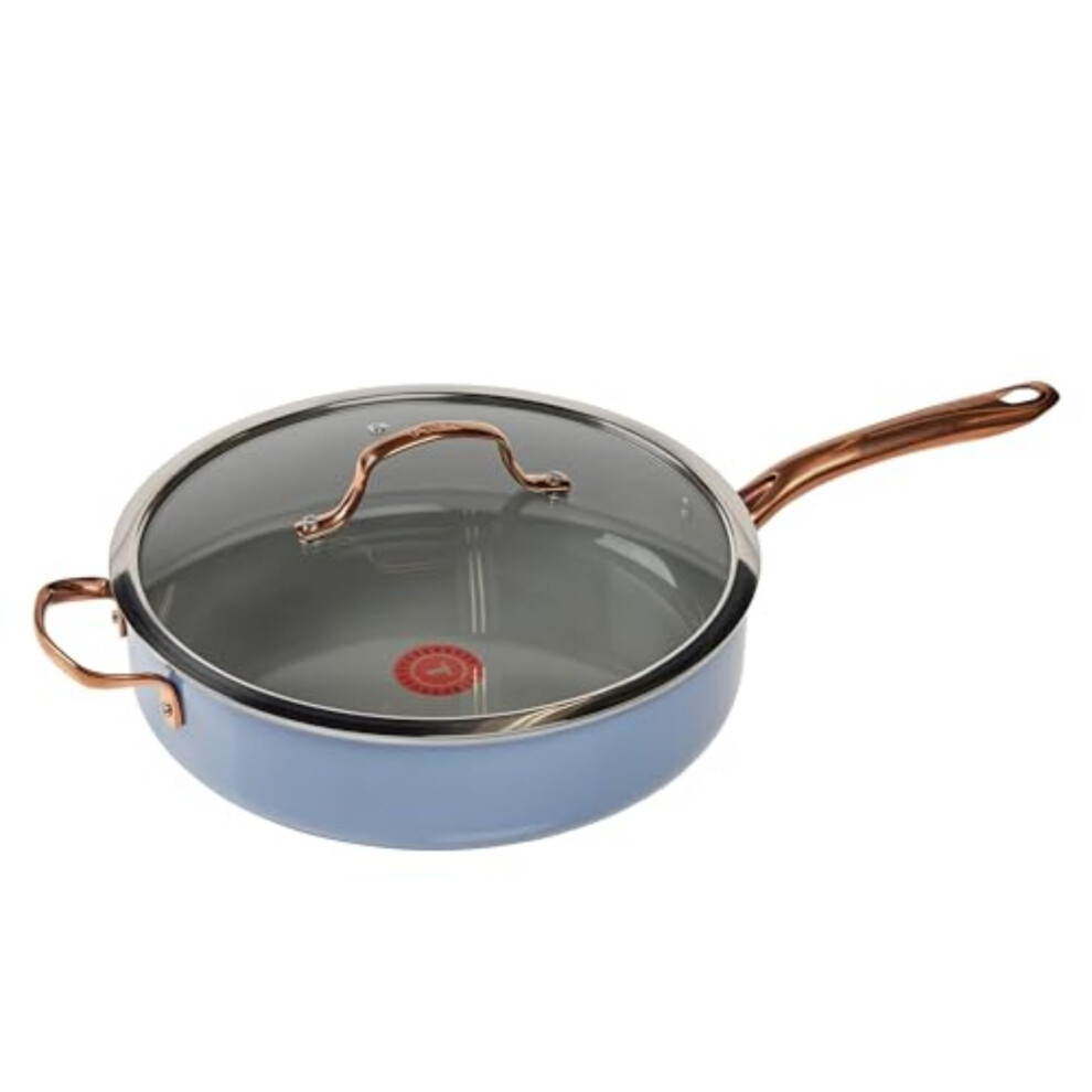 T-fal Preserve Ceramic Nonstick Saute Pan with Lid 5.5 Qt  Made without PFOA and PTFE  Oven and Broiler Safe up to 350F Cookware  Frying Pan  Sta-image-OPC-PHTGRPD-NEW