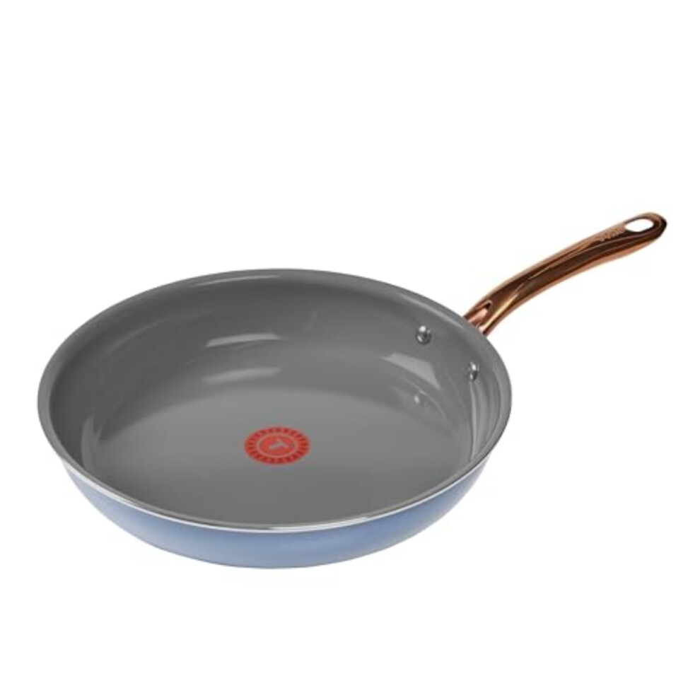 Tefal T-Fal Preserve Ceramic Nonstick Frying Pan Skillet 12-Inch Made Without Pfoa And Ptfe Oven Broiler Safe Up To 350F Cookware Inoceram Glide Tec